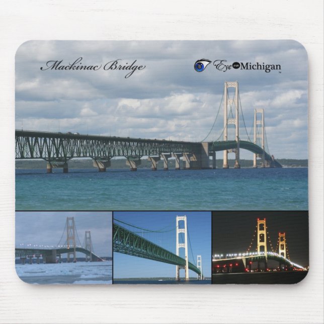 Mackinac Bridge - Michigan Mouse Pad (Front)