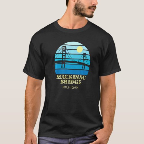 Mackinac Bridge Michigan   T_Shirt