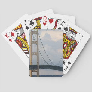 Mackinac Bridge, Michigan, USA Poker Cards