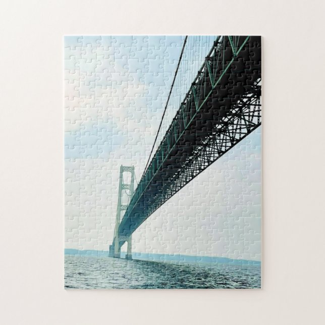 Mackinac Bridge Mighty Mac Jigsaw Puzzle (Vertical)