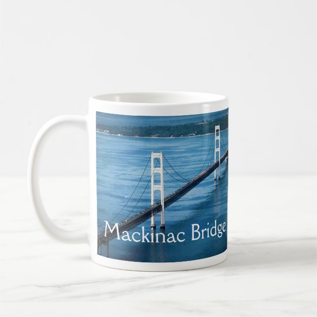 Mackinac Bridge Mug (Left)
