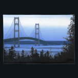 Mackinac Bridge Placemat<br><div class="desc">A scenic view of the Mackinac Bridge of Michigan.</div>