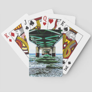 "Mackinac Bridge Playing Cards" Poker Cards