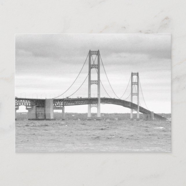 Mackinac Bridge Postcard (Front)