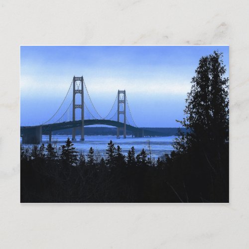 Mackinac Bridge Postcard