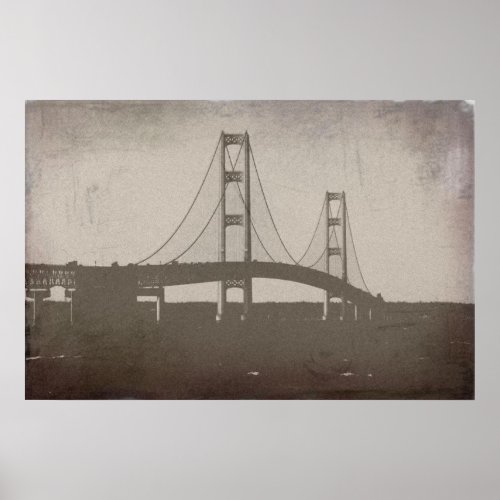 Mackinac Bridge Poster