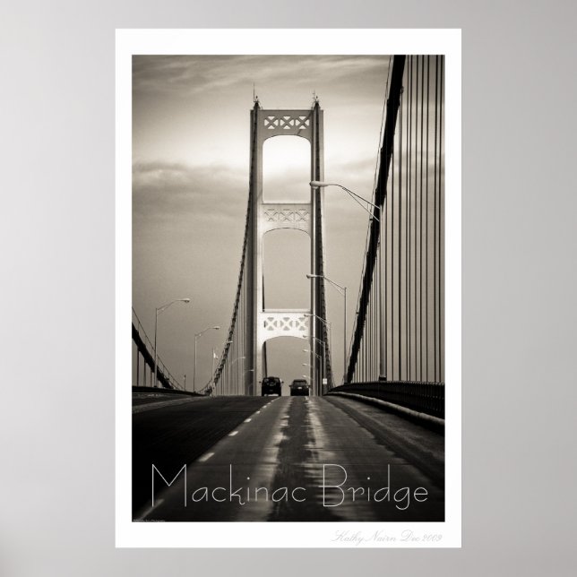 Mackinac Bridge Poster (Front)