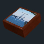 Mackinac Bridge St. Ignace keepsake box<br><div class="desc">Mackinac Bridge across the Straits of Mackinac connecting Michigan's Upper and Lower Peninsulas</div>