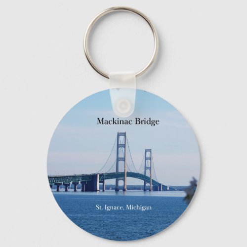 Mackinac Bridge St Ignace key chain