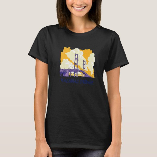 Mackinac Bridge   T-Shirt (Front)