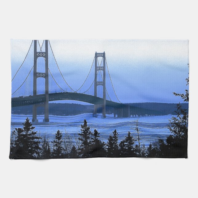 Mackinac Bridge Towel (Horizontal)