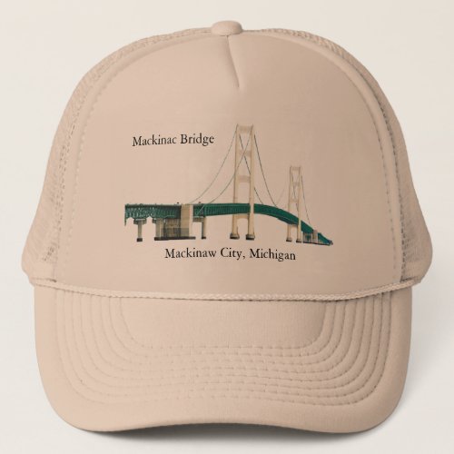 Mackinac Bridge trucker hat