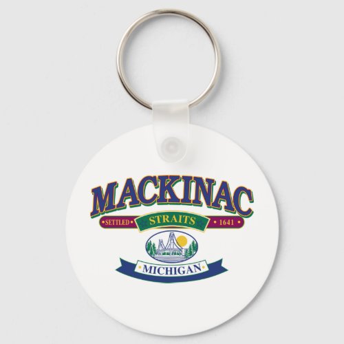 Mackinac_cooler_SVG_Conver Keychain