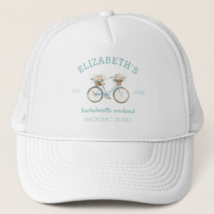 Mackinac Island Bike Bachelorette Trucker Hat