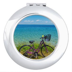 Mackinac Island Bike Compact Mirror