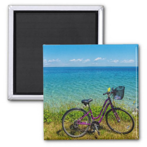 Mackinac Island Bike Magnet