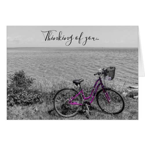 Mackinac Island Bike Select Color Thinking Card