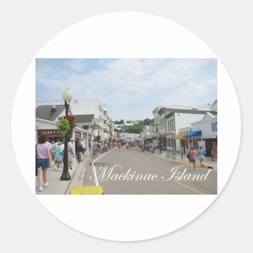 Mackinac Island Classic Round Sticker