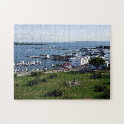Mackinac Island  Harbor Michigan Jigsaw Puzzle