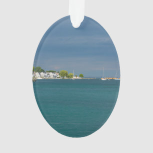 Mackinac Island Harbor Ornament