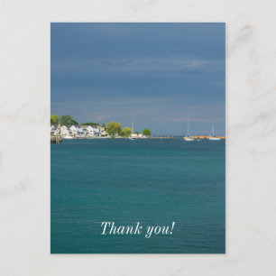 Mackinac Island Harbor Postcard