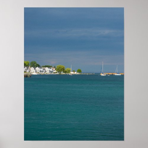 Mackinac Island Harbor Poster