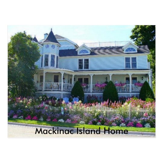 Mackinac Island Home Postcard