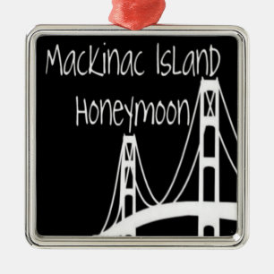 Mackinac Island Honeymoon Metal Ornament