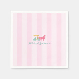 Mackinac Island Horse Drawn Carriage Wedding Napkins