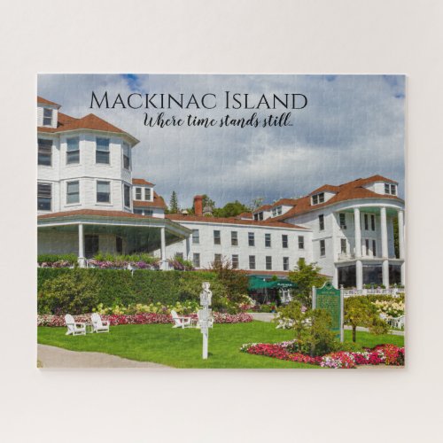 Mackinac Island Hotel Mackinac Island Jigsaw Puzzle