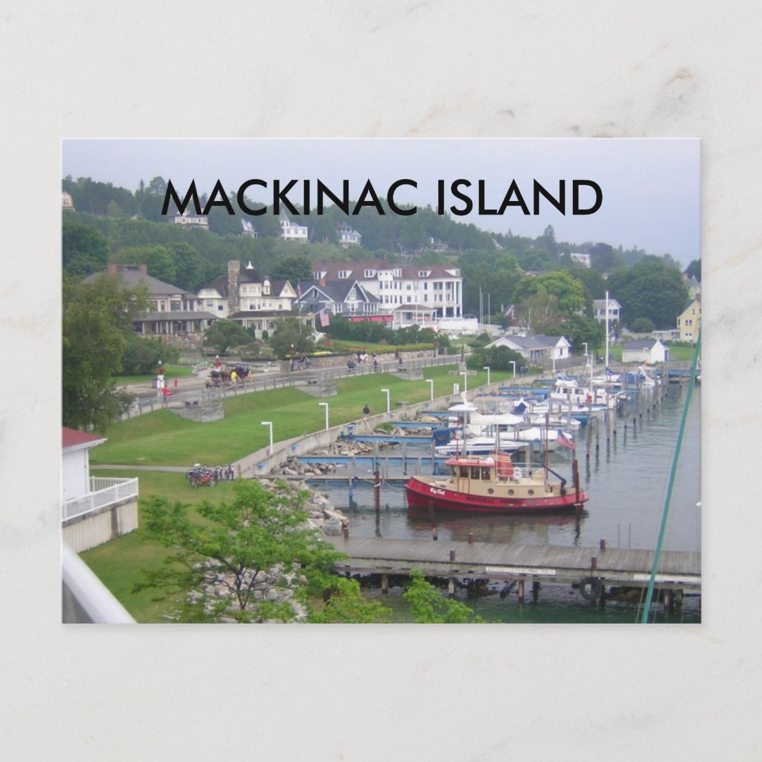 MACKINAC ISLAND MACKINAW ISLAND POSTCARD Zazzle