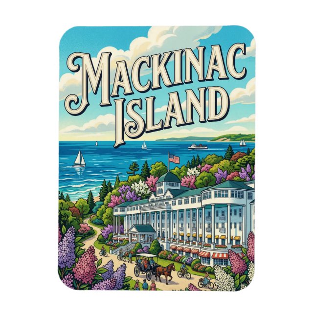 Mackinac Island Magnet (Vertical)