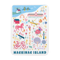 Mackinac Island Michigan Map Favorite Things 