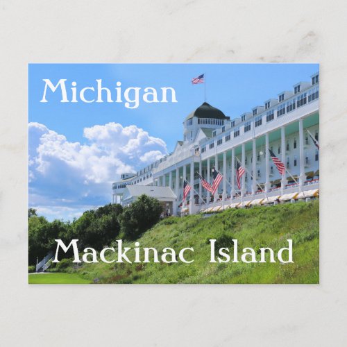 Mackinac Island Michigan Postcard