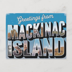 Mackinac Island, Michigan Postcard