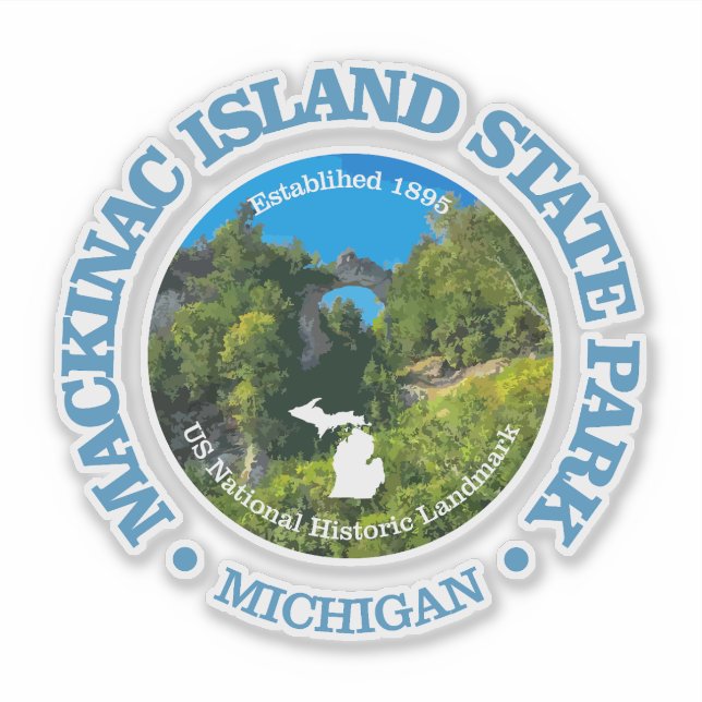 Mackinac Island SP Sticker (Front)