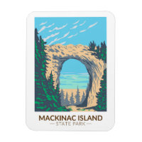 Mackinac Island State Park Michigan Arch Rock