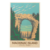Mackinac Island State Park Michigan Arch Rock