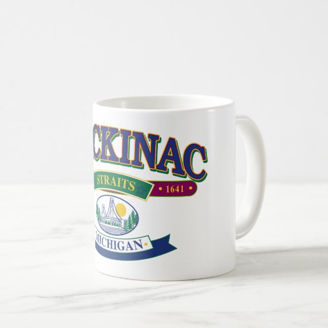 Mackinac Island - The Straits Coffee Mug (Front Right)