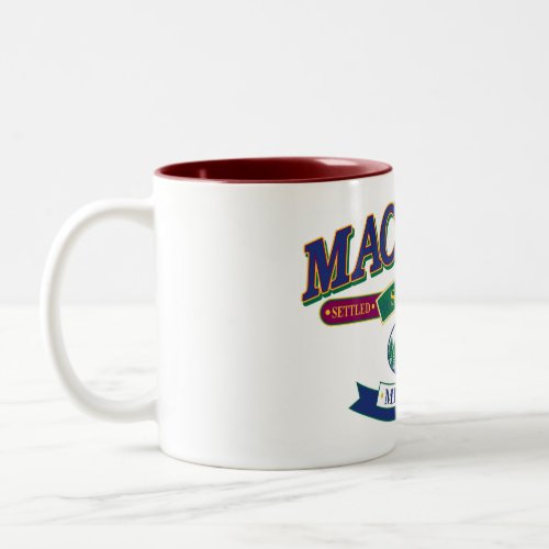 Mackinac Island the Straits Two_Tone Coffee Mug