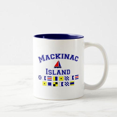 Mackinac Island Two_Tone Coffee Mug