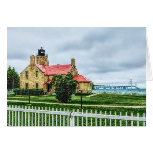 Mackinac Light and Bridge