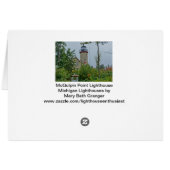 Mackinac Lighthouses Cards (Back Horizontal)