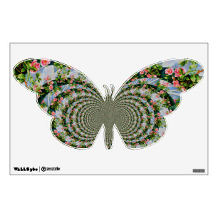Mackinac Rose butterfly Mandala Wall Sticker