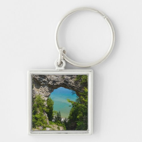 Mackinacs Arch Rock Keychain