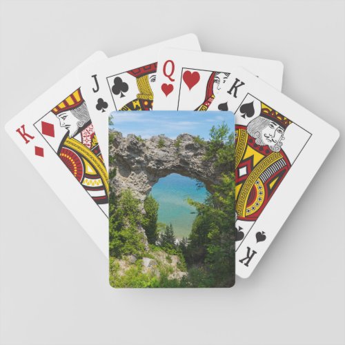Mackinacs Arch Rock Playing Cards