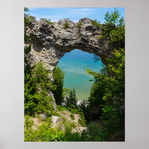 Mackinacs Arch Rock Poster