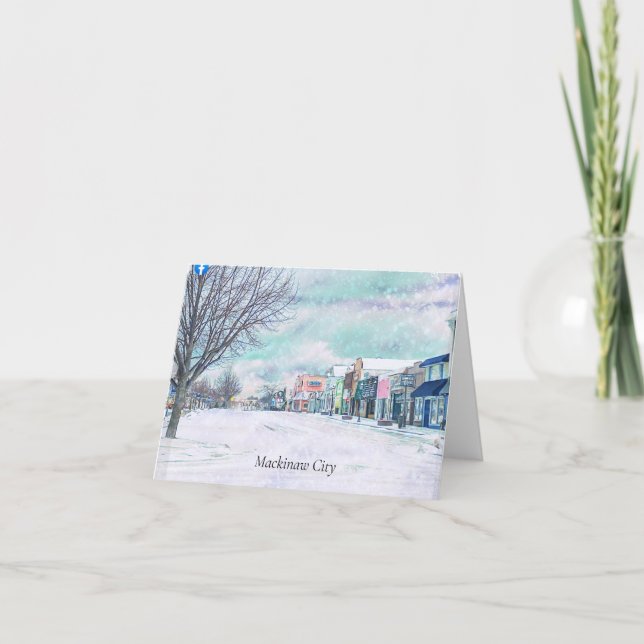 Mackinaw CIty Notecard (Front)