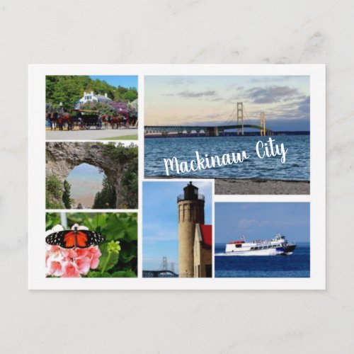Mackinaw City Postcard