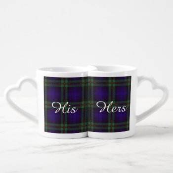 Mackinlay Clan Plaid Scottish Tartan Coffee Mug Set by TheTartanShop at Zazzle